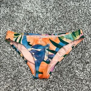 Kona Sol Floral Bikini Bottoms Sz S
